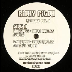 Richy Pitch - Richy Pitch - Remixes Vol 2 - Limited Edition Records