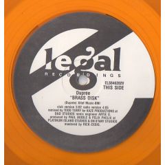 Dupree - Dupree - Brass Disk (Brass Vinyl) - Elegal