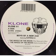 Boys Of a New Age Featuring Katrina B. - The Whole Of The Moon - Klone Records