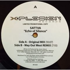 Sattva - Sattva - Echo Of Silence - Xplosion Records
