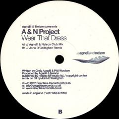 A&N Project (Agnelli & Nelson) - A&N Project (Agnelli & Nelson) - Wear That Dress (John O'Callaghan Remix) - Deep Blue
