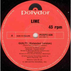 Lime - Lime - Guilty - Polydor