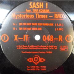 Sash! Feat. Tina Cousins - Sash! Feat. Tina Cousins - Mysterious Times - RMXs - X-IT Records