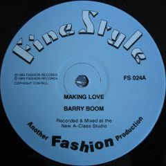Barry Boom - Barry Boom - Making Love - Fine Style