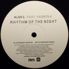 Alex C Feat Yasmink - Alex C Feat Yasmink - Rhythm Of The Night - Kingsize