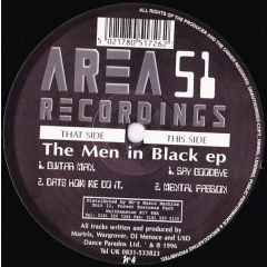 Men In Black - Men In Black - The Men In Black EP - Area 51 Recordings