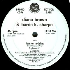 Diana Brown & Barrie K. Sharpe - Diana Brown & Barrie K. Sharpe - Love Or Nothing - Ffrr