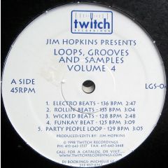 Jim Hopkins - Jim Hopkins - Loops, Grooves & Samples Vol. 4 - Twitch Recordings