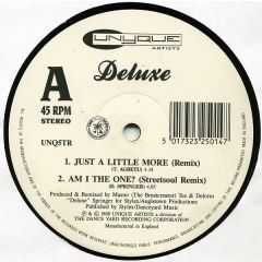 Deluxe - Deluxe - Just A Little More (Remix) - Unyque Artists