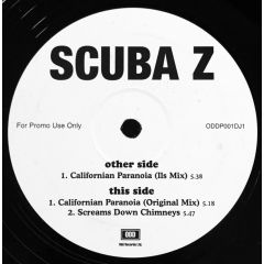 Scuba Z - Scuba Z - Californian Paranoia - Odd Records Ltd