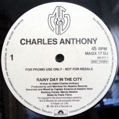 Charles Anthony - Charles Anthony - Rainy Day In The City - M & G Records