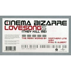 Cinema Bizarre - Cinema Bizarre - Lovesongs (They Kill Me) - Island