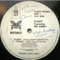 Flight Featuring MC Kinky - Flight Featuring MC Kinky - Flight - Butterfly Records