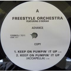 Freestyle Orchestra Featuring D'Bora - Freestyle Orchestra Featuring D'Bora - Keep On Pumpin' It Up - SBK One