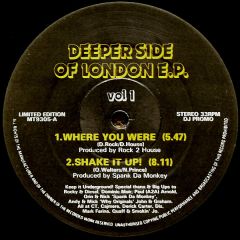 Various - Various - Deeper Side Of London E.P. Vol 1 - Mousetrap Records