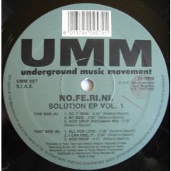 Noferini - Noferini - Solution EP Vol 1 - UMM