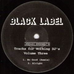 Tracks For Working DJ's - Tracks For Working DJ's - Volume 3 - Black Label