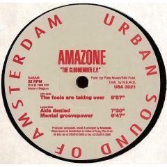 Amazone - Amazone - The Clubmember E.P. - Urban Sound Of Amsterdam