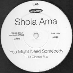 Shola Ama - Shola Ama - You Might Need Somebody - WEA
