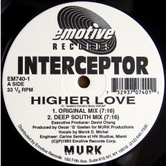 Interceptor - Interceptor - Higher Love - Emotive