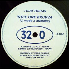 Todd Tobias - Todd Tobias - Nice One Bruvva - Freezing Point