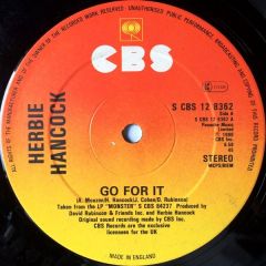 Herbie Hancock - Herbie Hancock - Go For It - CBS