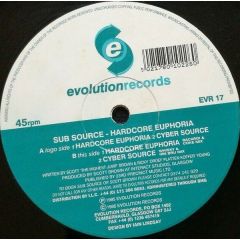 Sub Source - Sub Source - Hardcore Euphoria - Evolution Records