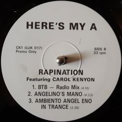 The Rapino Brothers - The Rapino Brothers - Here's My A - Logic Records