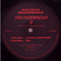 Thunderhead - Thunderhead - II - Holistic Recordings