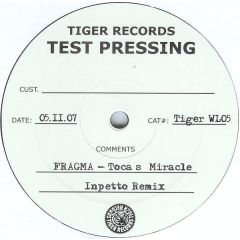 Fragma - Fragma - Toca's Miracle - Tiger Records