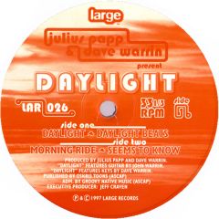 Julius Papp & Dave Warrin - Julius Papp & Dave Warrin - Daylight / Morning Ride - Large