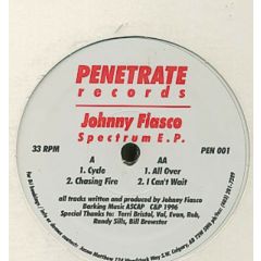 Johnny Fiasco - Johnny Fiasco - Spectrum EP - Penetrate