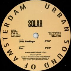Solar - Solar - Love Feelings - Urban Sound Of Amsterdam