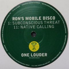 Ron's Mobile Disco - Ron's Mobile Disco - Subconscious Threat - One Louder
