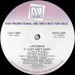 Lateasha - Lateasha - It Just Ain't Easy - Motown