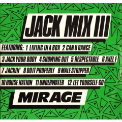 Mirage - Mirage - Jack Mix III - Debut Edge Records