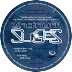 Suges - Suges - Sho'nuff Suges - Gemma Records