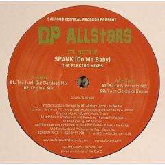 Dp Allstars Ft. Nettie - Dp Allstars Ft. Nettie - Spank (Do Me Baby) (The Electro Mixes) - Salford Central Records