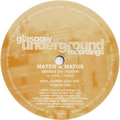 Mateo & Matos - Mateo & Matos - Release The Rhythm (Remix) - Glasgow Underground