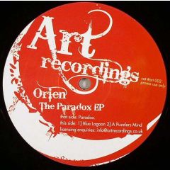 Orien - Orien - The Paradox EP - Art Recordings