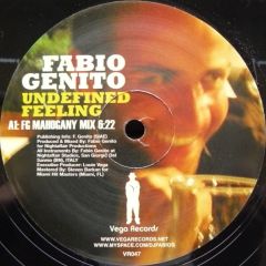 Fabio Genito - Fabio Genito - Undefined Feeling - Vega Records