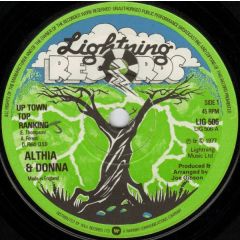 Althia & Donna / Mighty Two - Althia & Donna / Mighty Two - Up Town Top Ranking / Calico Suit - Lightning Records