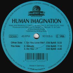 Human Imagination - Human Imagination - Do You Love Me - Frankfurt Beat