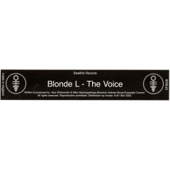 Blonde L - Blonde L - The Voice - Steel Fish Blue