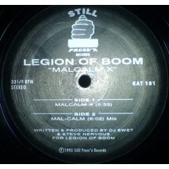 Legion Of Boom - Legion Of Boom - Malcalm X - Pussy Kattracs Records
