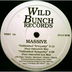 Massive - Massive - Unfinished Sympathy - Wild Bunch Records