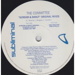 The Committee - The Committee - Scream & Shout - Subliminal