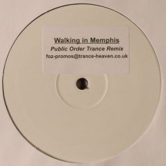 MRM - MRM - Walking In Memphis (Remix) - White Foz 10