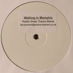 MRM - MRM - Walking In Memphis (Remix) - White Foz 10