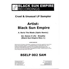 Black Sun Empire / Dance 4 Life - Black Sun Empire / Dance 4 Life - Cruel & Unusual Album Sampler - Black Sun Empire